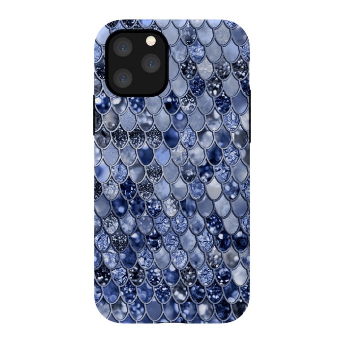 iPhone 11 Pro StrongFit Ocean Blue Glamour Mermaid Scales by  Utart