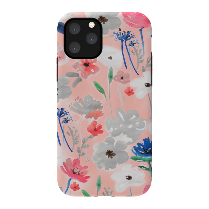 iPhone 11 Pro StrongFit Blush florals by MUKTA LATA BARUA