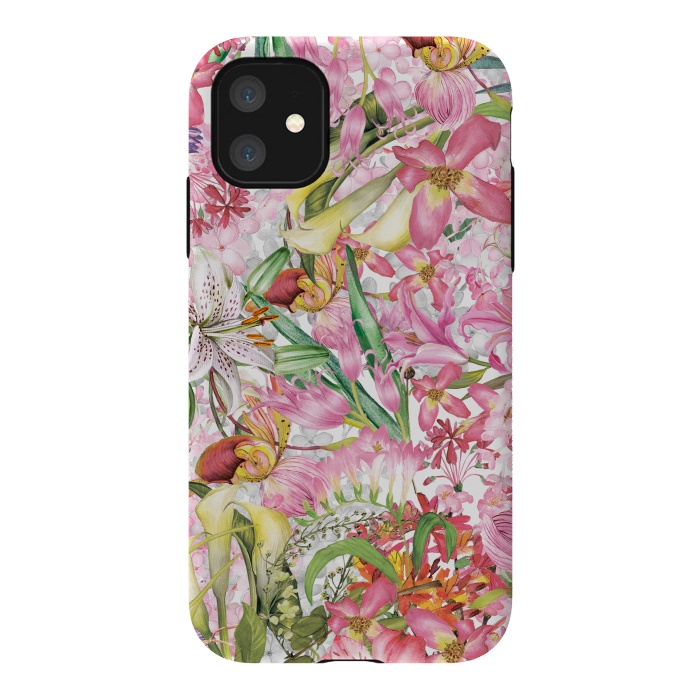 iPhone 11 StrongFit Flower Jungle by  Utart