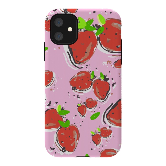 iPhone 11 StrongFit Strawberry Crush New by MUKTA LATA BARUA