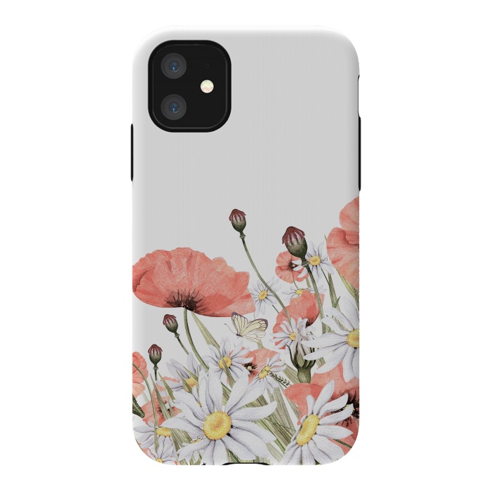 iPhone 11 StrongFit Summer Poppy and Camomile Field by  Utart