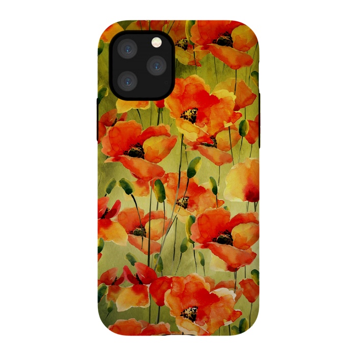 iPhone 11 Pro StrongFit Poppy Fields forever by  Utart