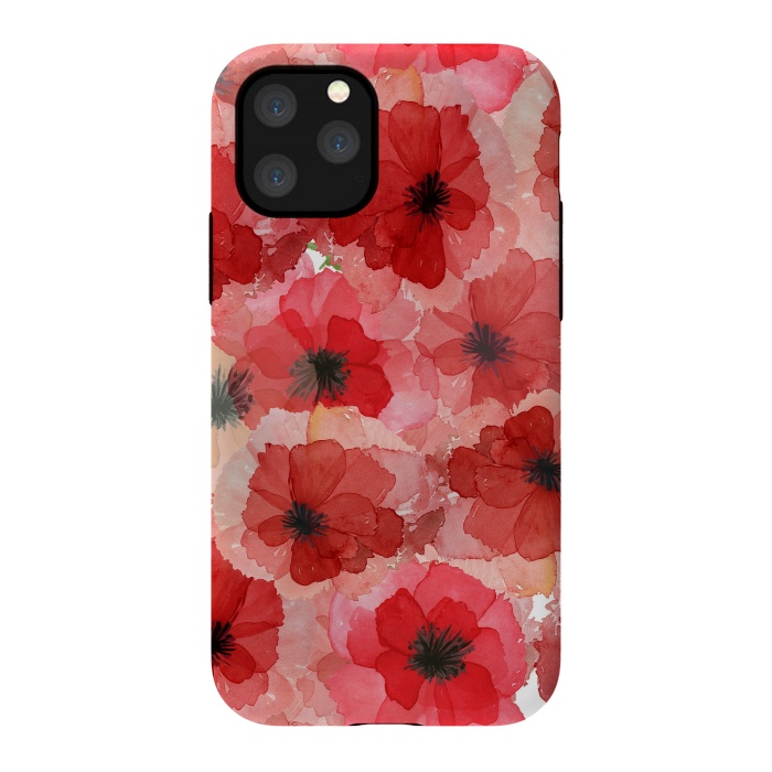 iPhone 11 Pro StrongFit Abstract Poppy Pattern by  Utart