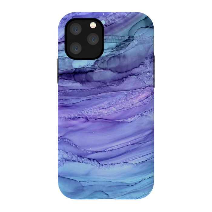 iPhone 11 Pro StrongFit Purple Mermaid Marble by Becky Starsmore