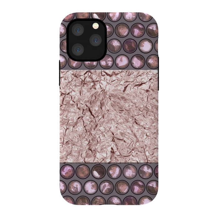 iPhone 11 Pro StrongFit Rose Gold Shiny Elegance by Andrea Haase