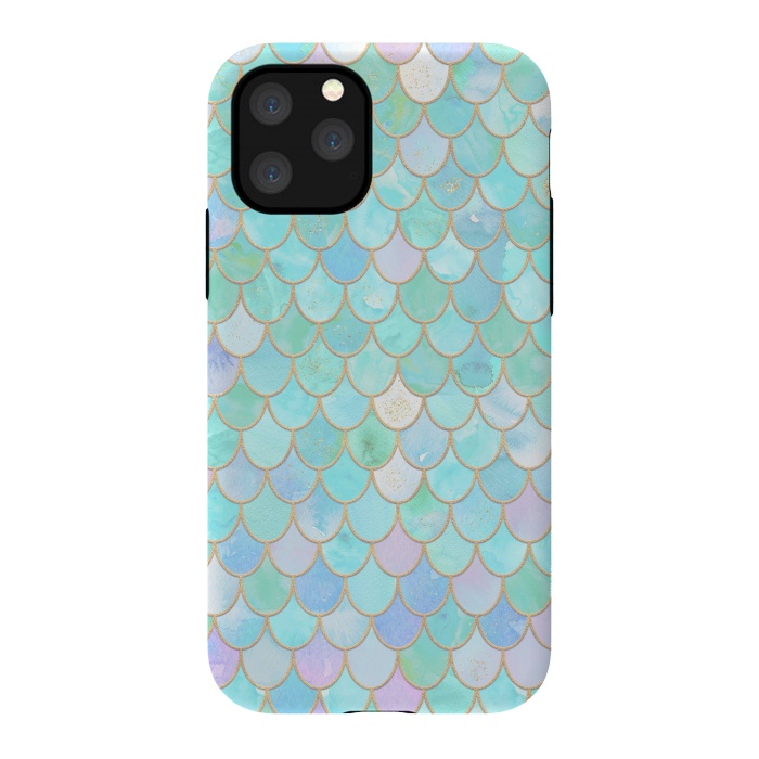 iPhone 11 Pro StrongFit Pastel Trendy Chic Mermaid Scales by  Utart