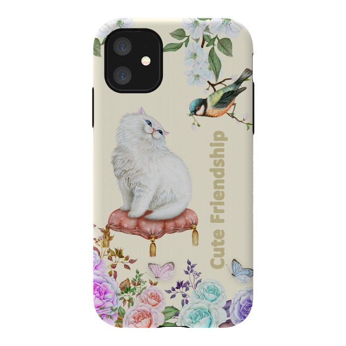 iPhone 11 StrongFit Cute Friendship by Creativeaxle