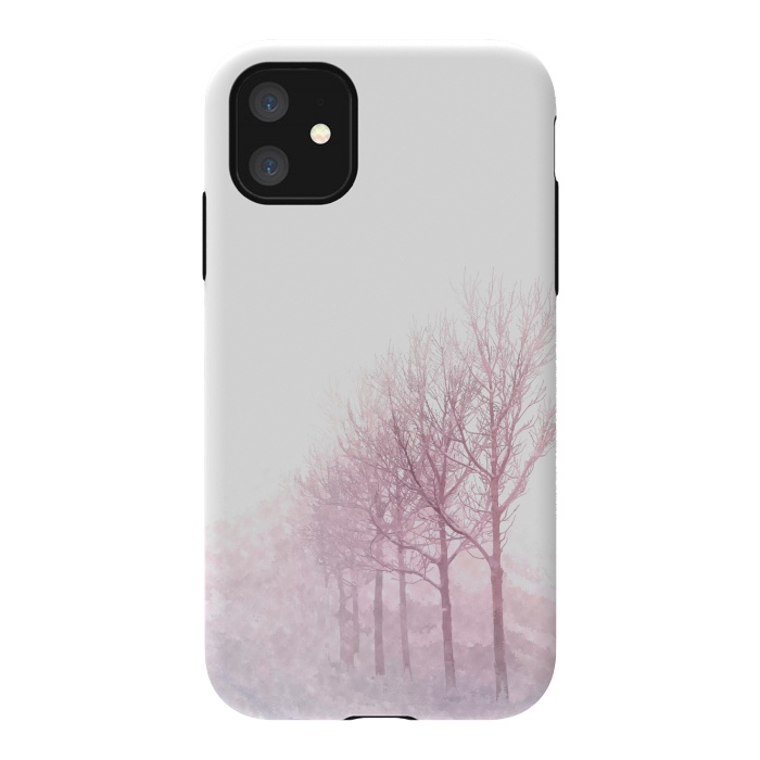 iPhone 11 StrongFit Pink Trees by Alemi