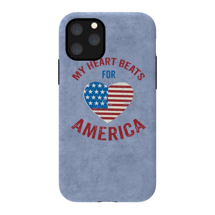 iPhone 11 Pro StrongFit My Heart For America  by Andrea Haase