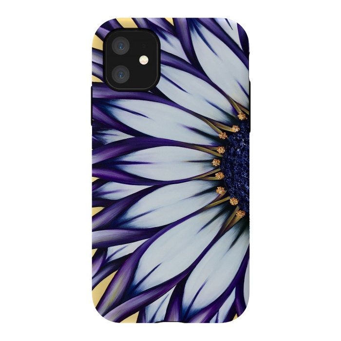 iPhone 11 StrongFit Wild African Daisy by Denise Cassidy Wood