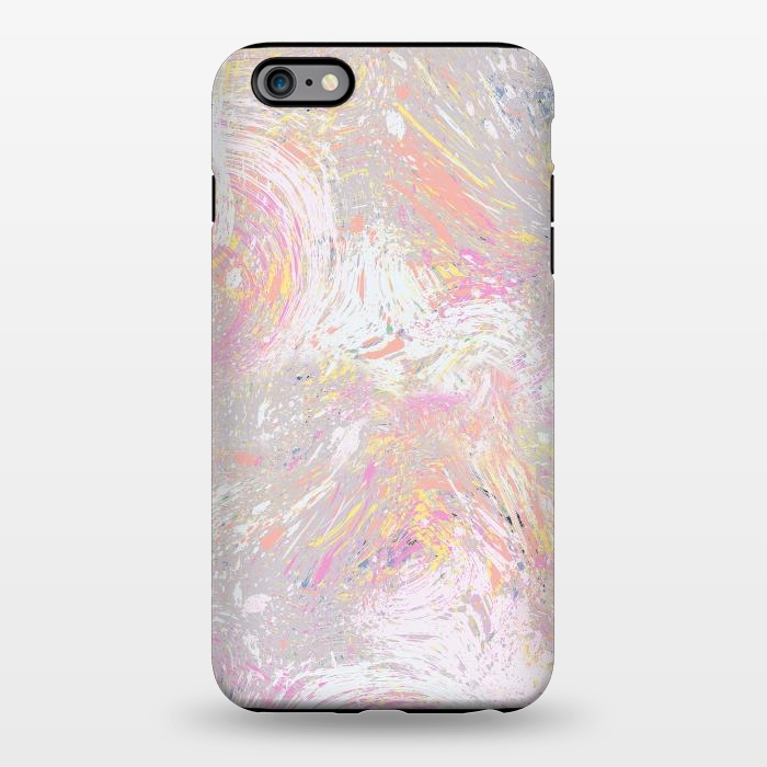 iPhone 6/6s plus StrongFit Dripping Splatter Orange by Ninola Design