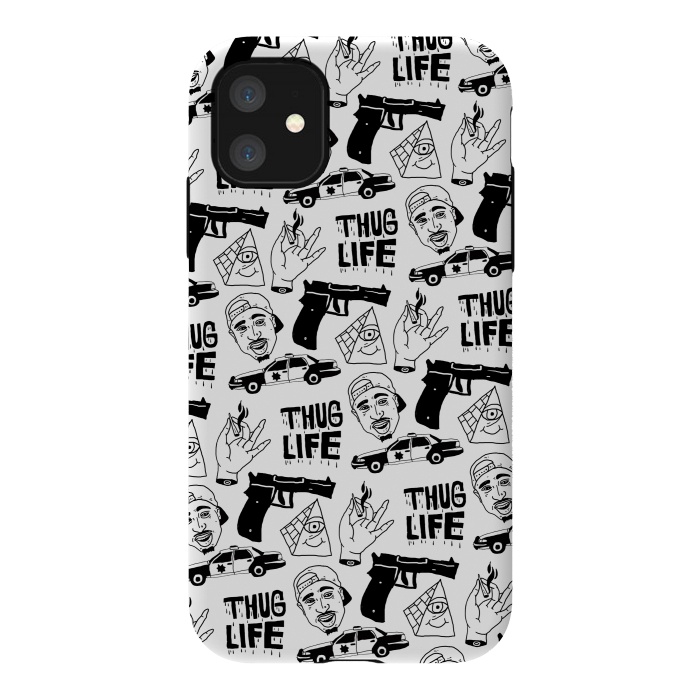 iPhone 11 StrongFit Thug Life by Nick Cocozza