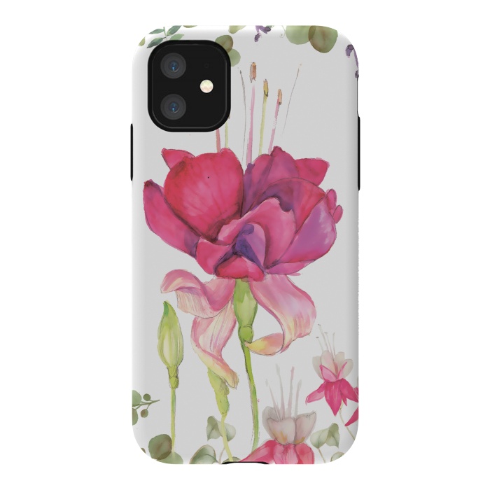 iPhone 11 StrongFit Reddish Rose by Creativeaxle