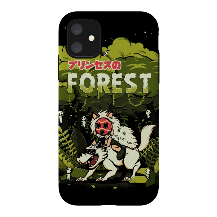 iPhone 11 StrongFit The Forest Princess by Ilustrata
