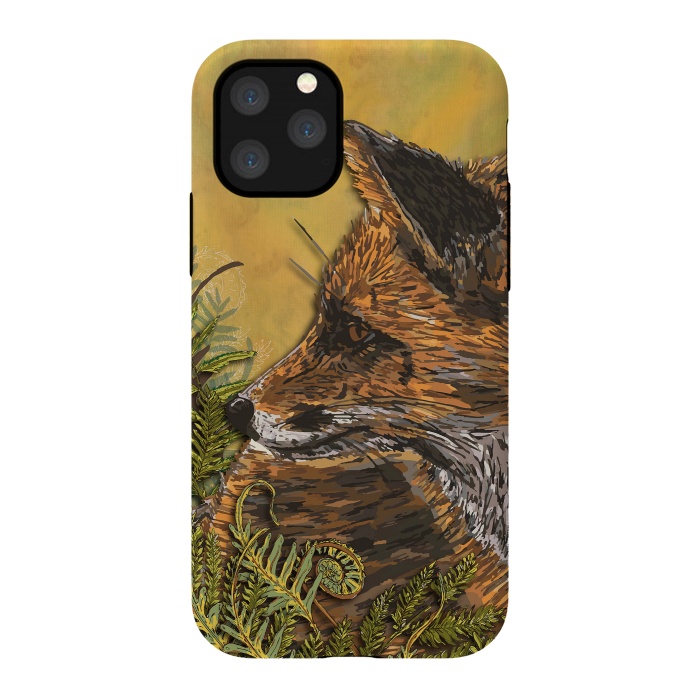 iPhone 11 Pro StrongFit Ferny Fox by Lotti Brown
