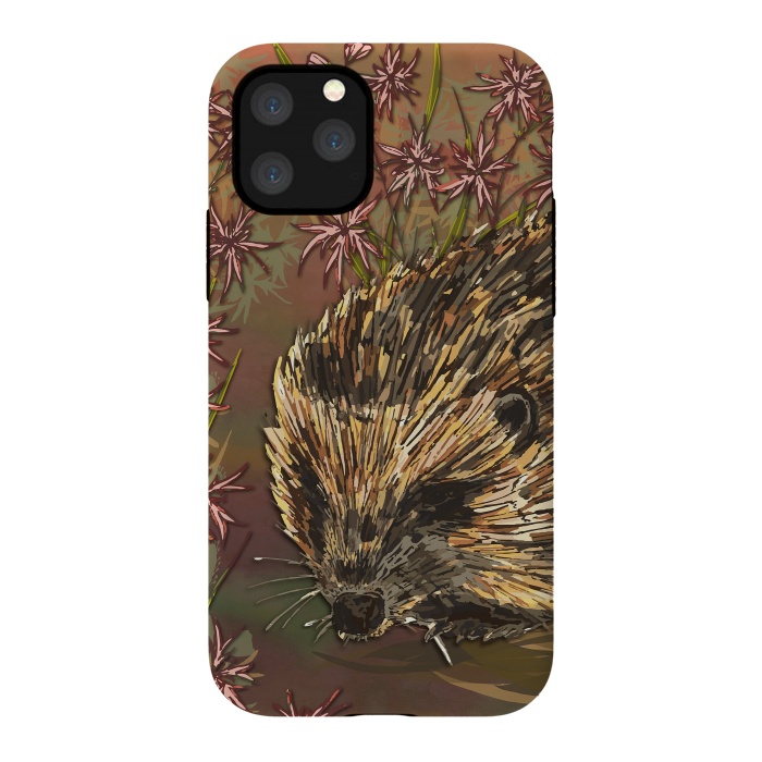 iPhone 11 Pro StrongFit Sweet Hedgehog by Lotti Brown