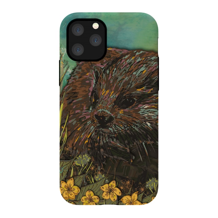 iPhone 11 Pro StrongFit Otter by Lotti Brown
