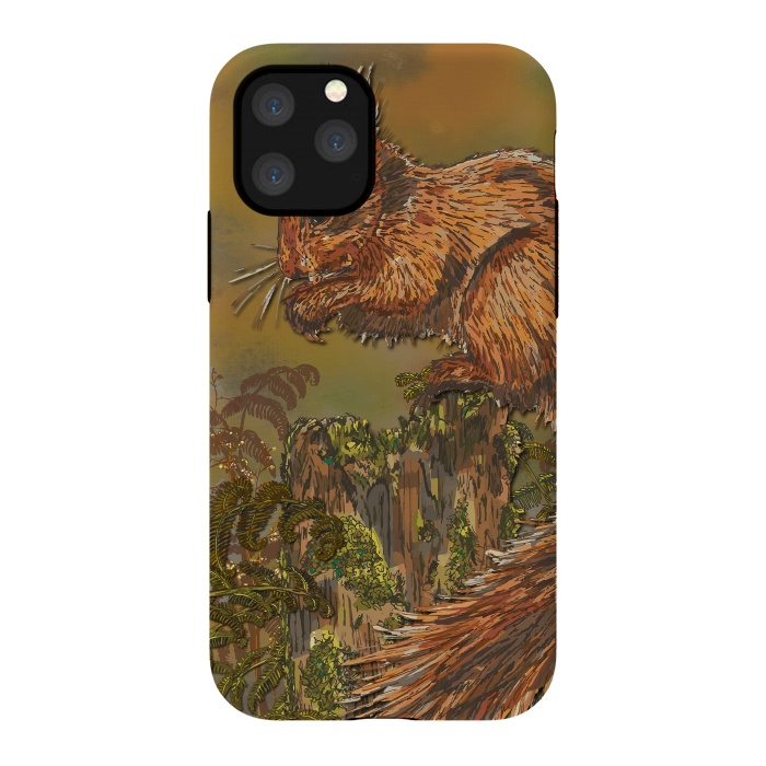 iPhone 11 Pro StrongFit September Squirrel by Lotti Brown