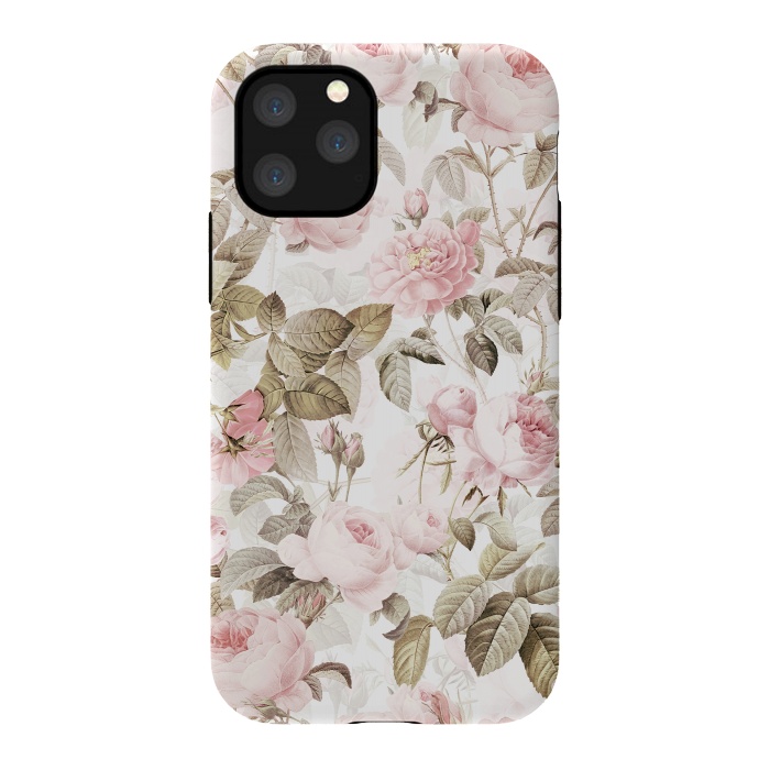 iPhone 11 Pro StrongFit Pastel Vintage Roses by  Utart