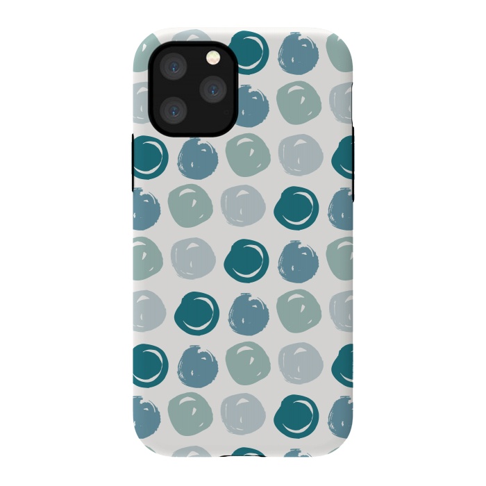 iPhone 11 Pro StrongFit Little Circles by Creativeaxle