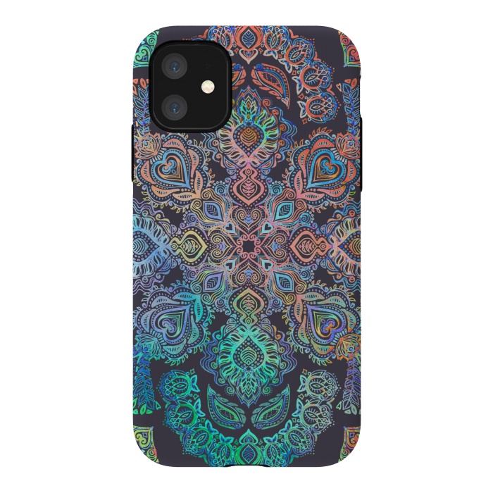 iPhone 11 StrongFit Boho Intense by Micklyn Le Feuvre