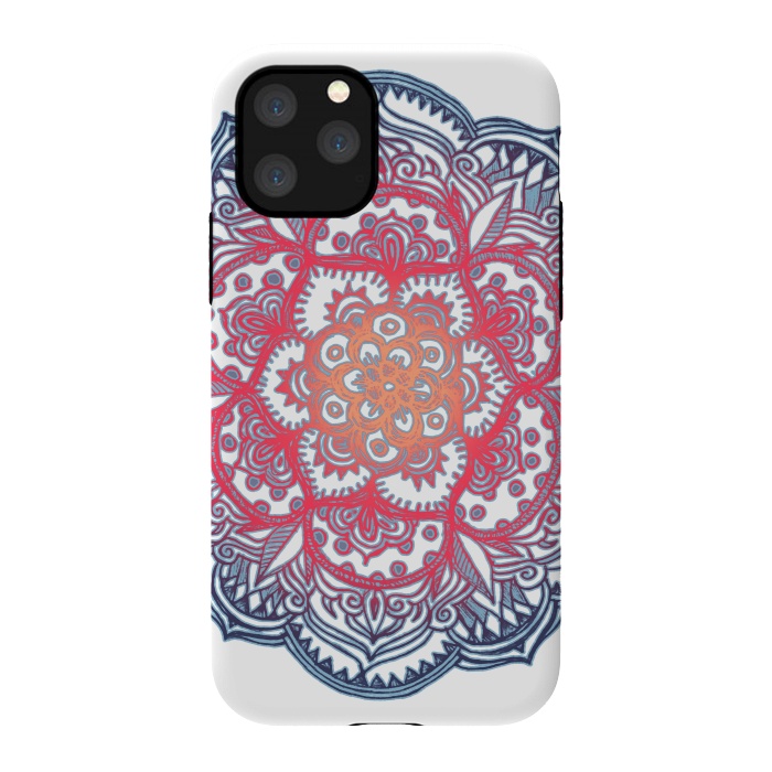 iPhone 11 Pro StrongFit Radiant Medallion Doodle by Micklyn Le Feuvre