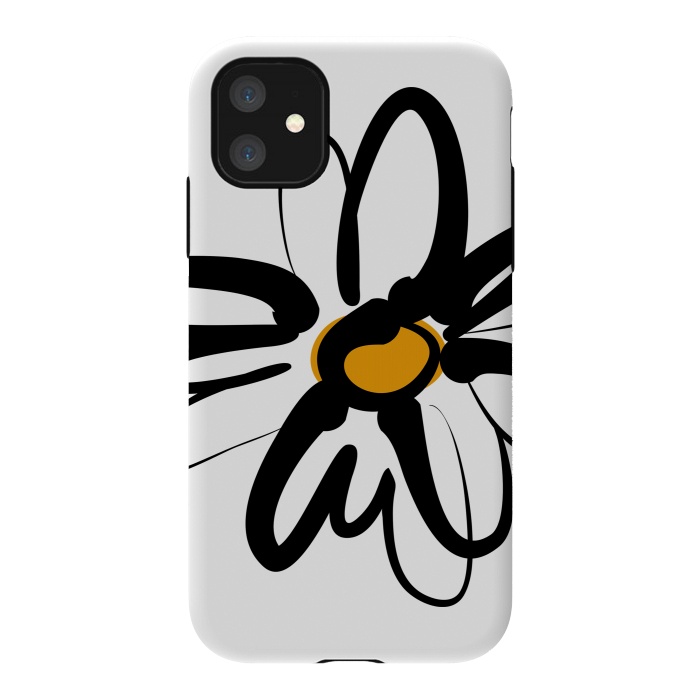 iPhone 11 StrongFit Doodle Daisy by Majoih
