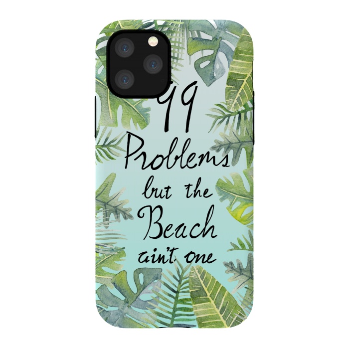 iPhone 11 Pro StrongFit Tropical Chill by gingerlique