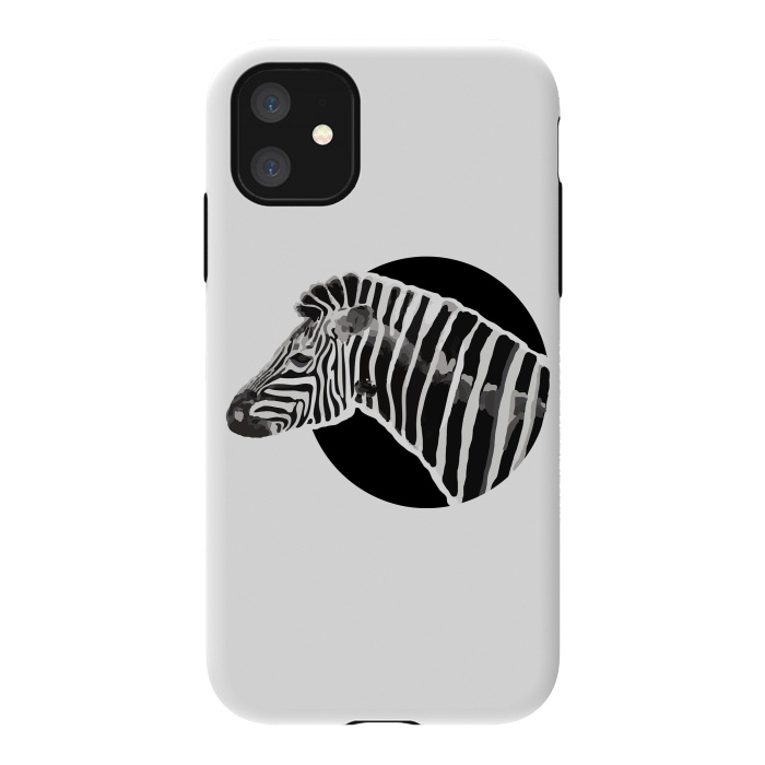 iPhone 11 StrongFit Zebra love by MUKTA LATA BARUA