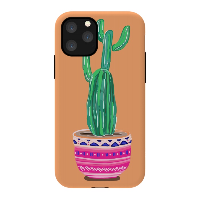 iPhone 11 Pro StrongFit Cacti Plant by MUKTA LATA BARUA