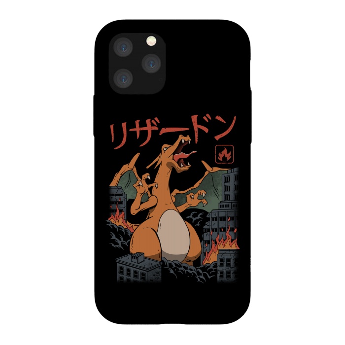iPhone 11 Pro StrongFit Fire Kaiju by Vincent Patrick Trinidad