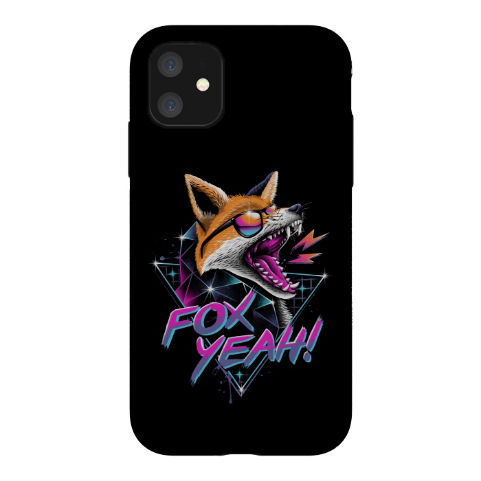 iPhone 11 StrongFit Fox Yeah! by Vincent Patrick Trinidad