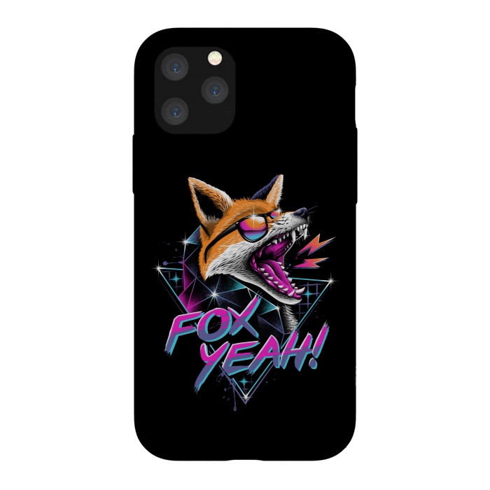 iPhone 11 Pro StrongFit Fox Yeah! by Vincent Patrick Trinidad
