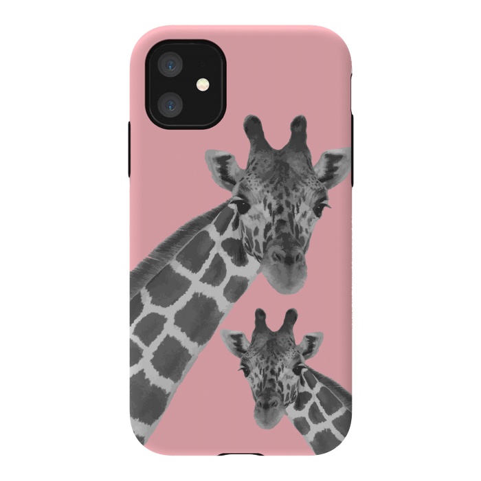 iPhone 11 StrongFit Giraffe Love 2 by MUKTA LATA BARUA
