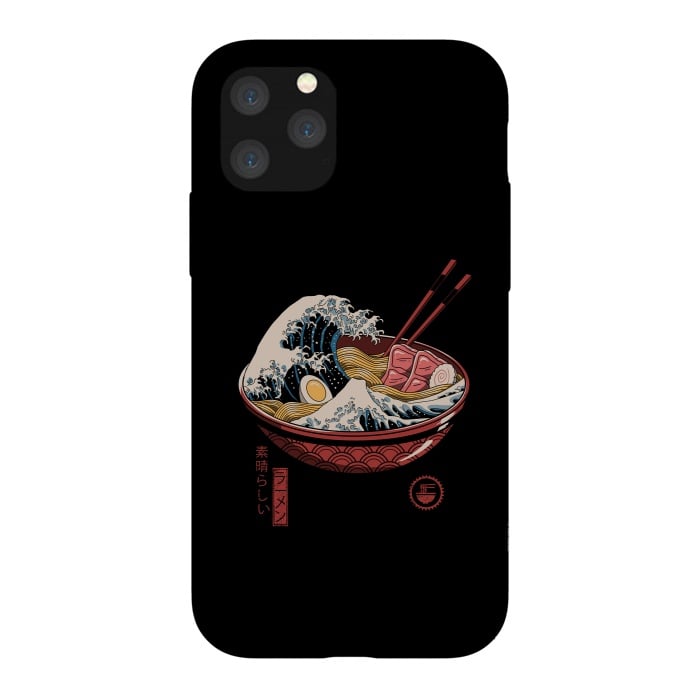 iPhone 11 Pro StrongFit Great Ramen Wave by Vincent Patrick Trinidad