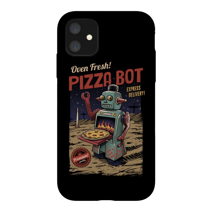 iPhone 11 StrongFit Pizza Bot by Vincent Patrick Trinidad