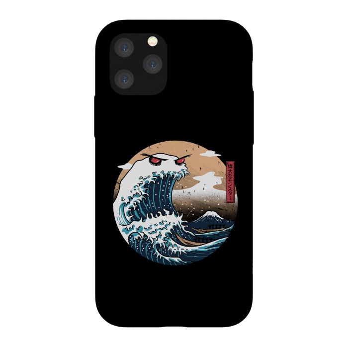 iPhone 11 Pro StrongFit The Great Monster of Kanagawa by Vincent Patrick Trinidad