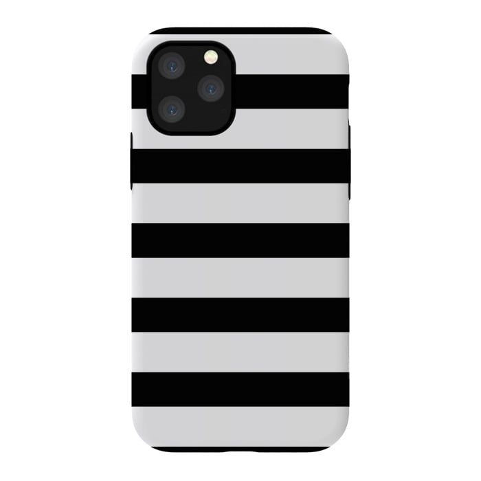 iPhone 11 Pro StrongFit black & white by Vincent Patrick Trinidad