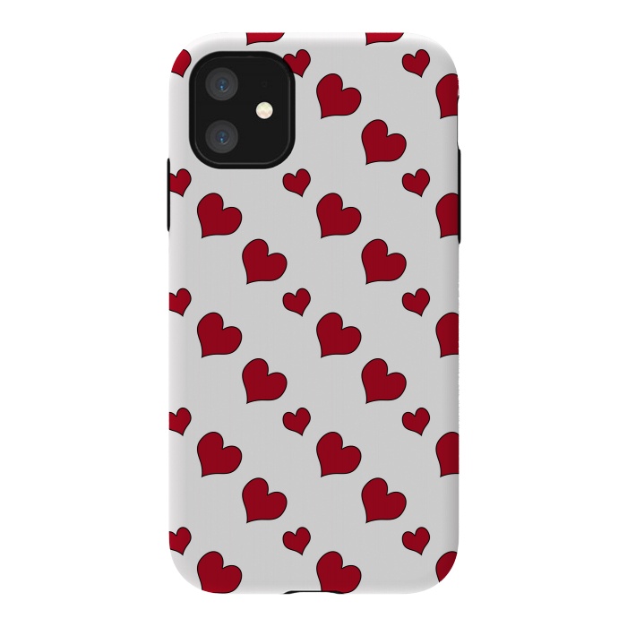 iPhone 11 StrongFit hearts by Vincent Patrick Trinidad