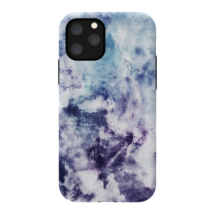 iPhone 11 Pro StrongFit Blue purple marble by Jms