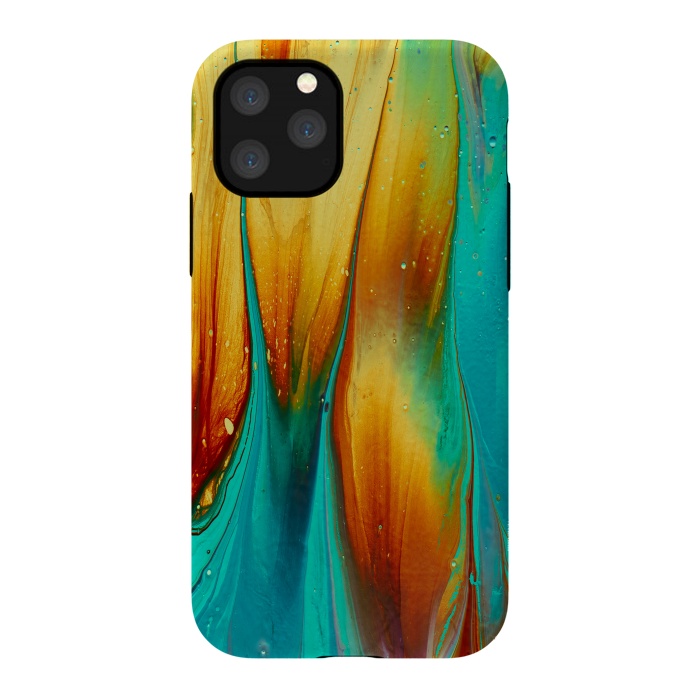 iPhone 11 Pro StrongFit Colorful Ink Marble by  Utart