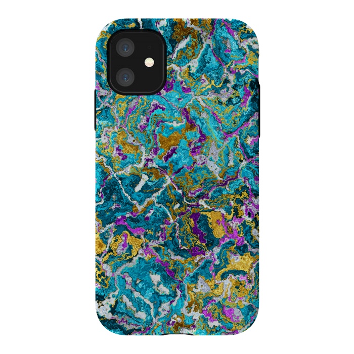 iPhone 11 StrongFit Abstract Art by Art Design Works
