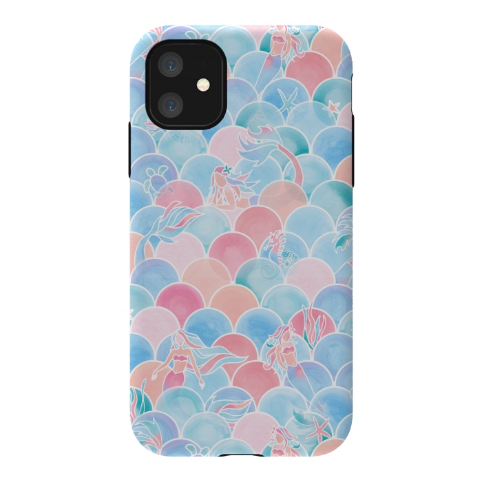 iPhone 11 StrongFit Bubbly Sunset Ocean by gingerlique