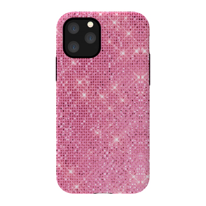 iPhone 11 Pro StrongFit Pink Glitter by Alemi