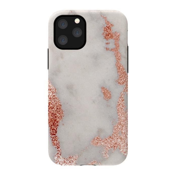 iPhone 11 Pro StrongFit Gold Rose Marble by Alemi