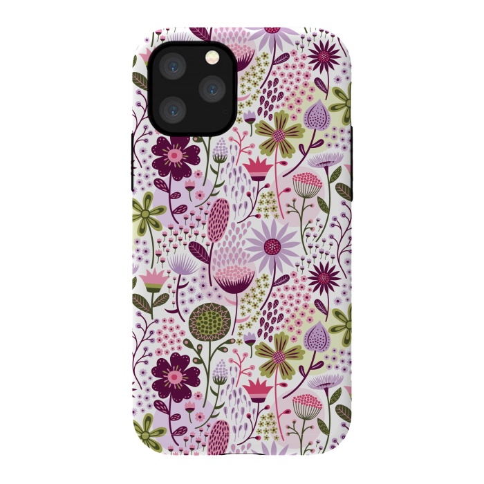iPhone 11 Pro StrongFit Celebration Floral by Portia Monberg