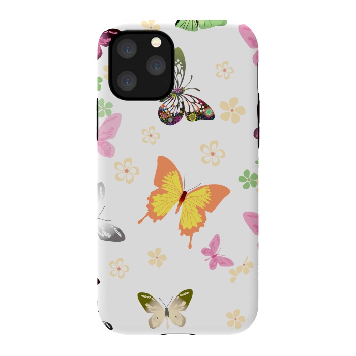 iPhone 11 Pro StrongFit Butterflies (colorful butterflies) 3 by Bledi