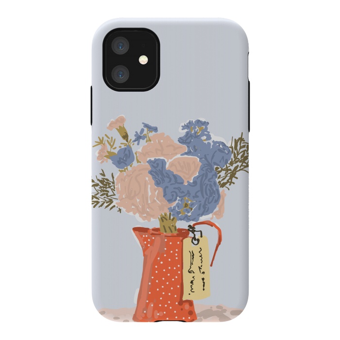 iPhone 11 StrongFit Flowers With Love por Uma Prabhakar Gokhale