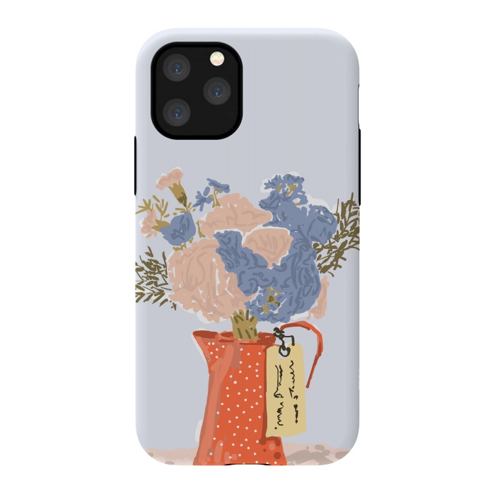 iPhone 11 Pro StrongFit Flowers With Love by Uma Prabhakar Gokhale