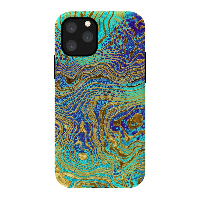iPhone 11 Pro StrongFit Abstract Marble III by Art Design Works